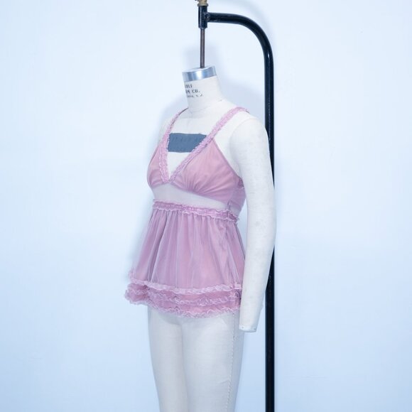 Jean Paul Gaultier Tops - Jean Paul Gaultier Mesh Layered Tank Top